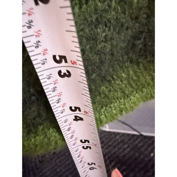 NWT Alohas Trenza Green Knit Maxi Dress Wool Mohair Blend Long Sleeve S - Picture 12 of 14